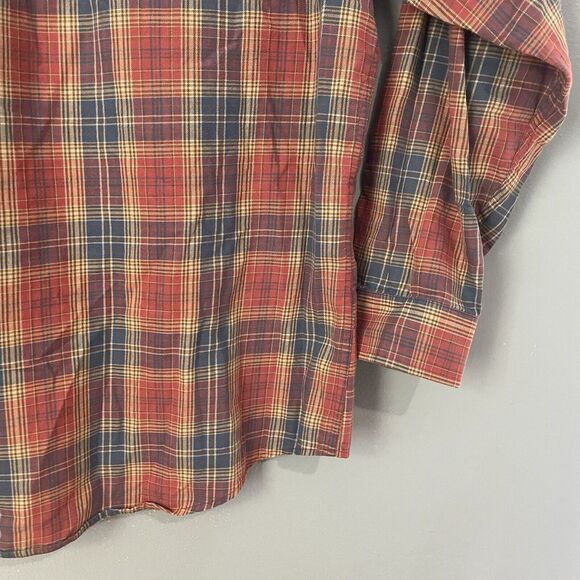 Pendleton Somerset‎ Flannel Shirt Mens XL Wool Cotton Blend Plaid Button Down - Picture 10 of 11